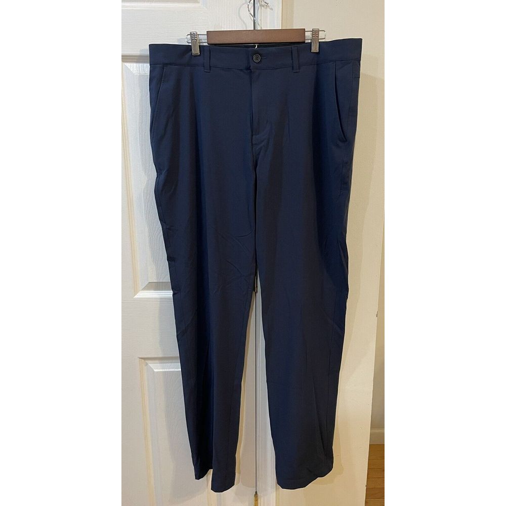1764 Performance Men's Navy Golf Pants Sz 38X34‎ Lightweight Stretchy Gripper